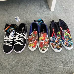 NEW HEELYS AND VAN LIKE SHOES SIZES 9 AND 11